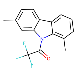 1,7-Dimethylcarbazole, N-trifluoroacetyl-