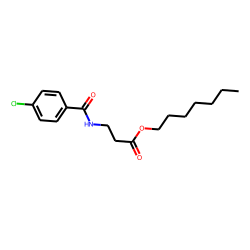 «beta»-Alanine, N-(4-chlorobenzoyl)-, heptyl ester