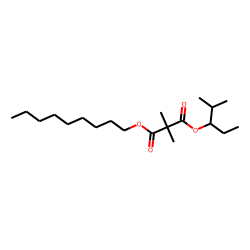 Dimethylmalonic acid, 2-methylpent-3-yl nonyl ester