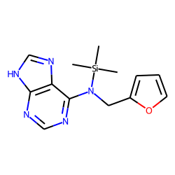 N-(2-Furylmethyl)-N-trimethylsilyl-7H-purin-6-amine