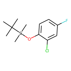2-Chloro-4-fluoro-phenol, tert-butyldimethylsilyl ether