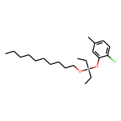 Silane diethyl(2-chloro-5-methylphenoxy)decyloxy-