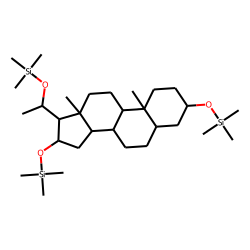 3,16,20-Tris[(trimethylsilyl)oxy]-5.alpha-pregnane, (3«beta»,16«alpha»,20«alpha»)-