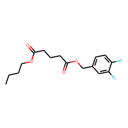 Glutaric acid, butyl 3,4-difluorobenzyl ester