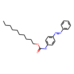 P-phenylazo carbanilic acid, n-decyl ester