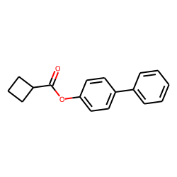 Cyclobutanecarboxylic acid, 4-biphenyl ester