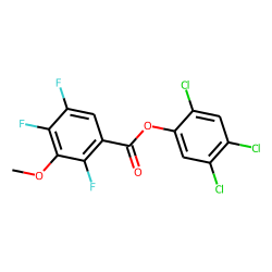 3-Methoxy-2,4,5-trifluorobenzoic acid, 2,4,5-trichlorophenyl ester