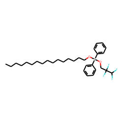 Silane, diphenylhexadecyloxy(2,2,3,3-tetrafluoropropoxy)-