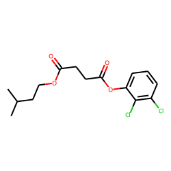Succinic acid, 2,3-dichlorophenyl 3-methylbutyl ester