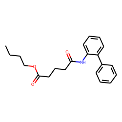 Glutaric acid, monoamide, N-(2-biphenyl)-, butyl ester