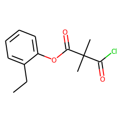 Dimethylmalonic acid, monochloride, 2-ethylphenyl ester