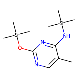 4-Pyrimidinamine, 5-methyl-N-(trimethylsilyl)-2-[(trimethylsilyl)oxy]-