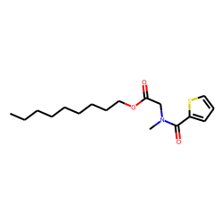 Sarcosine, N-(2-thienylcarbonyl)-, nonyl ester
