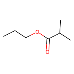 Propanoic acid, 2-methyl-, propyl ester