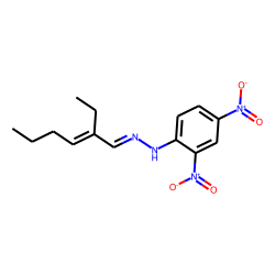 2-Ethylhexenal-2, 2,4-dinitrophenyl hydrazone