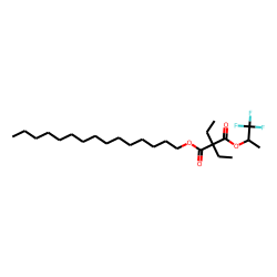 Diethylmalonic acid, pentadecyl 1,1,1-trifluoroprop-2-yl ester