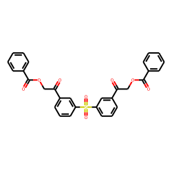 Sulfonyl-o,o'-diphenacyldibenzoate