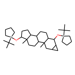 2«alpha»,3«alpha»-cyclopropane-5«alpha»-androstan-4.«alpha»,17«alpha»-diol, bisTMTBS