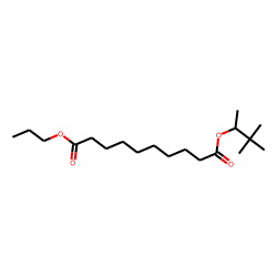 Sebacic acid, 3,3-dimethylbut-2-yl propyl ester