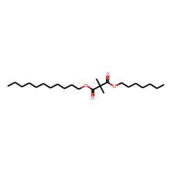 Dimethylmalonic acid, heptyl undecyl ester