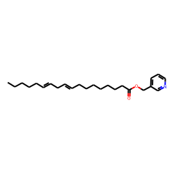 cis-9, cis-12-Octadecadienoic acid, picolinyl ester