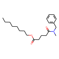 Glutaric acid, monoamide, N-methyl-N-benzyl-, octyl ester