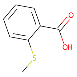 Benzoic acid, 2-(methylthio)-
