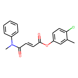 Fumaric acid, monoamide, N-methyl-N-phenyl-, 4-chloro-3-methylphenyl ester
