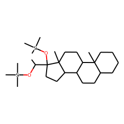 5-«alpha»-Pregnane-17-«alpha»,20-«beta»-diol, bis-TMS