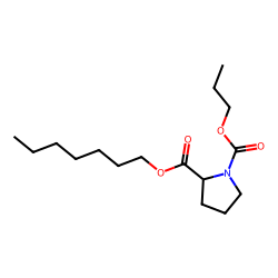 D-Proline, N-propoxycarbonyl-, heptyl ester