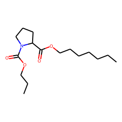 d-Proline, n-propoxycarbonyl-, heptyl ester
