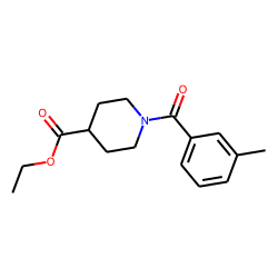 Isonipecotic acid, N-(3-methylbenzoyl)-, ethyl ester