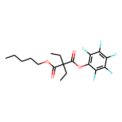 Diethylmalonic acid, pentafluorophenyl pentyl ester