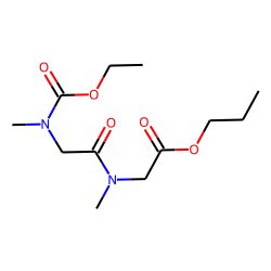 Sarcosylsarcosine, N-ethoxycarbonyl-, propyl ester