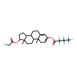 Testosterone, 3-HFB, 17«beta»-monochloacetate