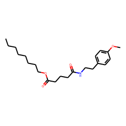 Glutaric acid, monoamide, N-(2-(4-methoxyphenyl)ethyl)-, octyl ester