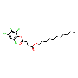 Succinic acid, 2,3,4,6-tetrachlorophenyl undecyl ester