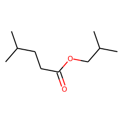 Pentanoic acid, 4-methyl, 2-methylpropyl ester