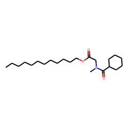 Sarcosine, N-(cyclohexylcarbonyl)-, dodecyl ester