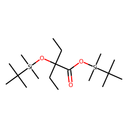 2-Ethyl-2-hydroxybutyric acid, TBDMS