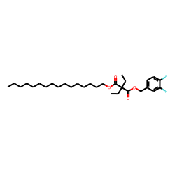 Diethylmalonic acid, 3,4-difluorobenzyl hexadecyl ester