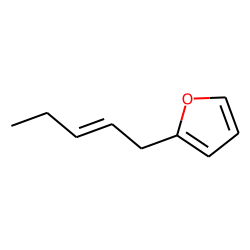 trans-2-(2-Pentenyl)furan