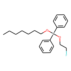 Silane, diphenyl(2-fluoroethoxy)heptyloxy-