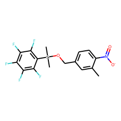 (3-Methyl-4-nitrophenyl)methanol, dimethylpentafluorophenylsilyl ether