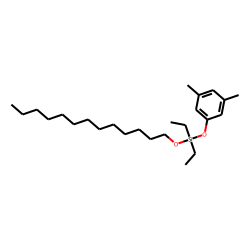 Silane, diethyl(3,5-dimethylphenoxy)tridecyloxy-
