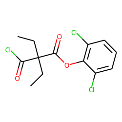 Diethylmalonic acid, monochloride, 2,6-dichlorophenyl ester