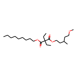 Diethylmalonic acid, 5-methoxy-3-methylpentyl nonyl ester
