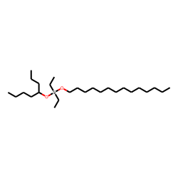 Silane, diethyl(4-octyloxy)tetradecyloxy-