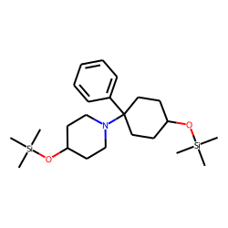 1-(1-phenyl-4-hydroxycyclohexyl)-4-hydroxypiperidine (TMS)