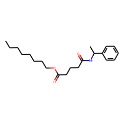 Glutaric acid, monoamide, N-(1-phenylethyl)-, octyl ester